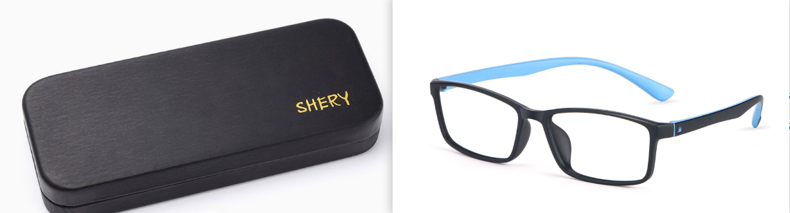 Lunettes anti-lumière bleue Technomalin - détail monture